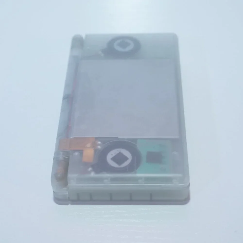 Nintendo DS Lite Transparent Clear Glow in the Dark System with Charger & Stylus